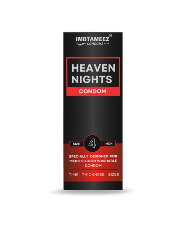 Heaven Nights Jumbo Dragon Silicone Reusable Condom – Extra Thick, Durable & Textured for Maximum Pleasure