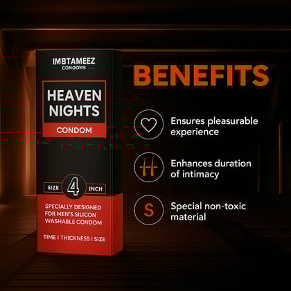 Heaven Nights Jumbo Dragon Silicone Reusable Condom – Extra Thick, Durable & Textured for Maximum Pleasure