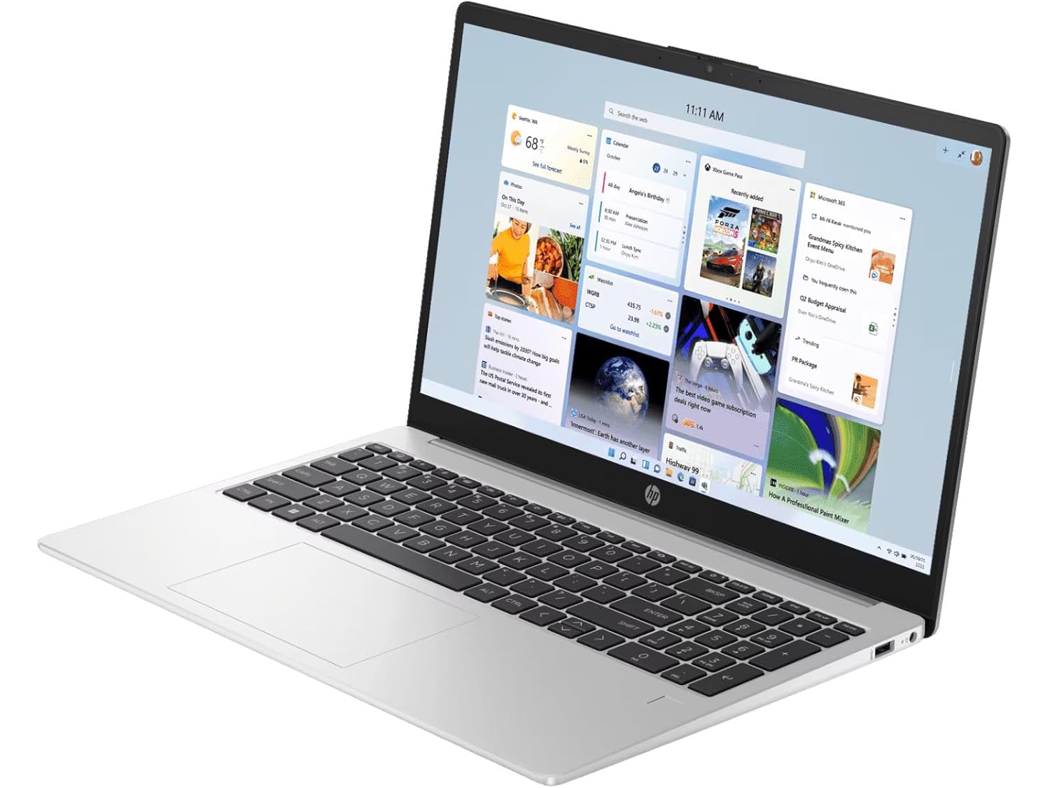 HP 255 G10 AMD Ryzen 3 Quad Core 7320U - (8 GB DDR4/512 GB SSD/AMD Radeon Graphics), 15.6 inch, Silver