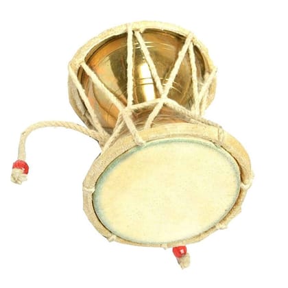 Brass Damru No. 2 (ZMAS393 C) Brass Damru No. 2 (ZMAS393 C)