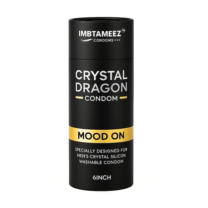 Imbtameez Crystal Dragon Silicone Condom – 6 Inch | Mood On Edition