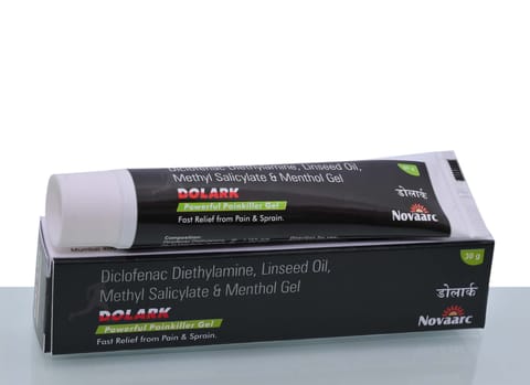 DOLARK Powerful Painkiller Gel - Fast Relief from Pain & Sprain - 30Gm