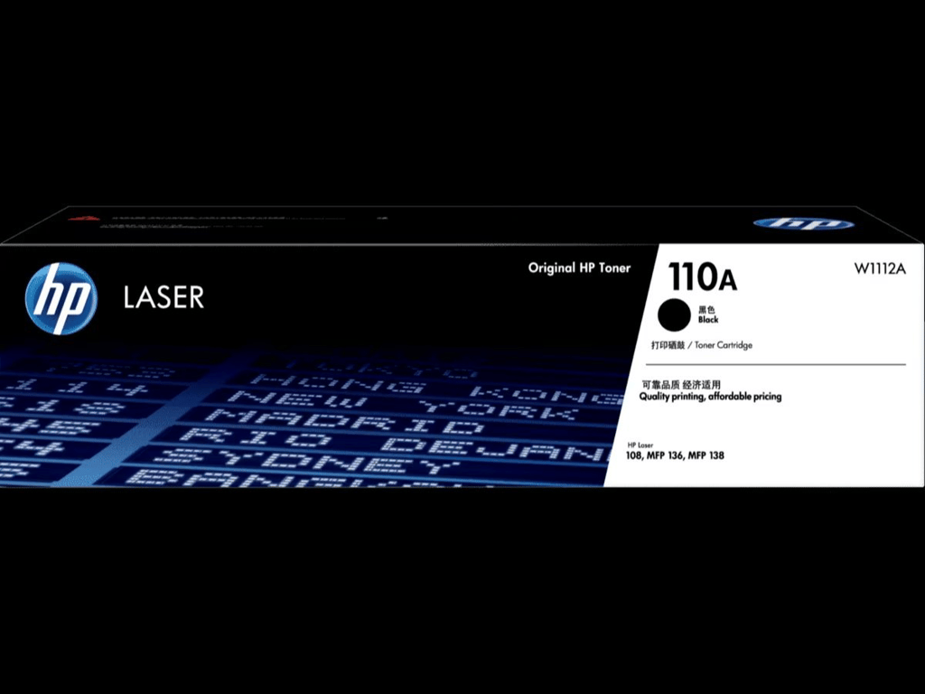 HP 110A Black Original Laser Toner Cartridge