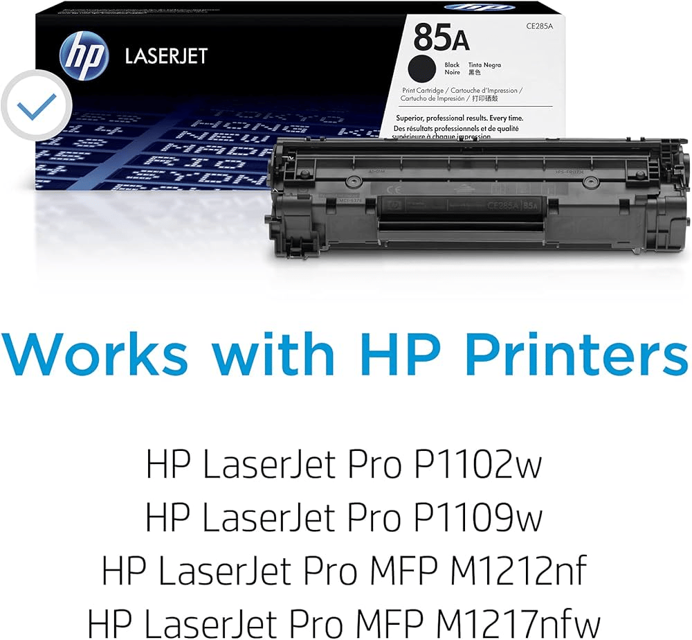 HP 85A Black LaserJet Toner Cartridge
