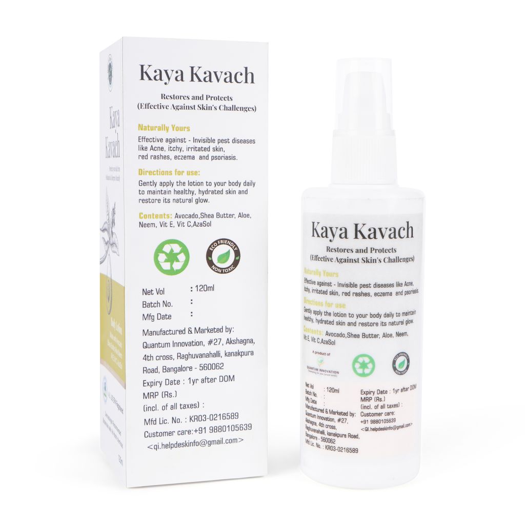 Best Beauty Kaya Kavach Natural Body Lotion, Dust Mite Protection, With Avocado, Shea Butter and