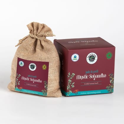 Mystic Sugandha - Rich Mystic Spicy  Botancial aroma  Organic, Car Freshner Aroma | Western Ghats | 60 Days Freshness | For Home, Kitchen, Office, Washroom, Luxury, US-EPA registered, 30 Grams