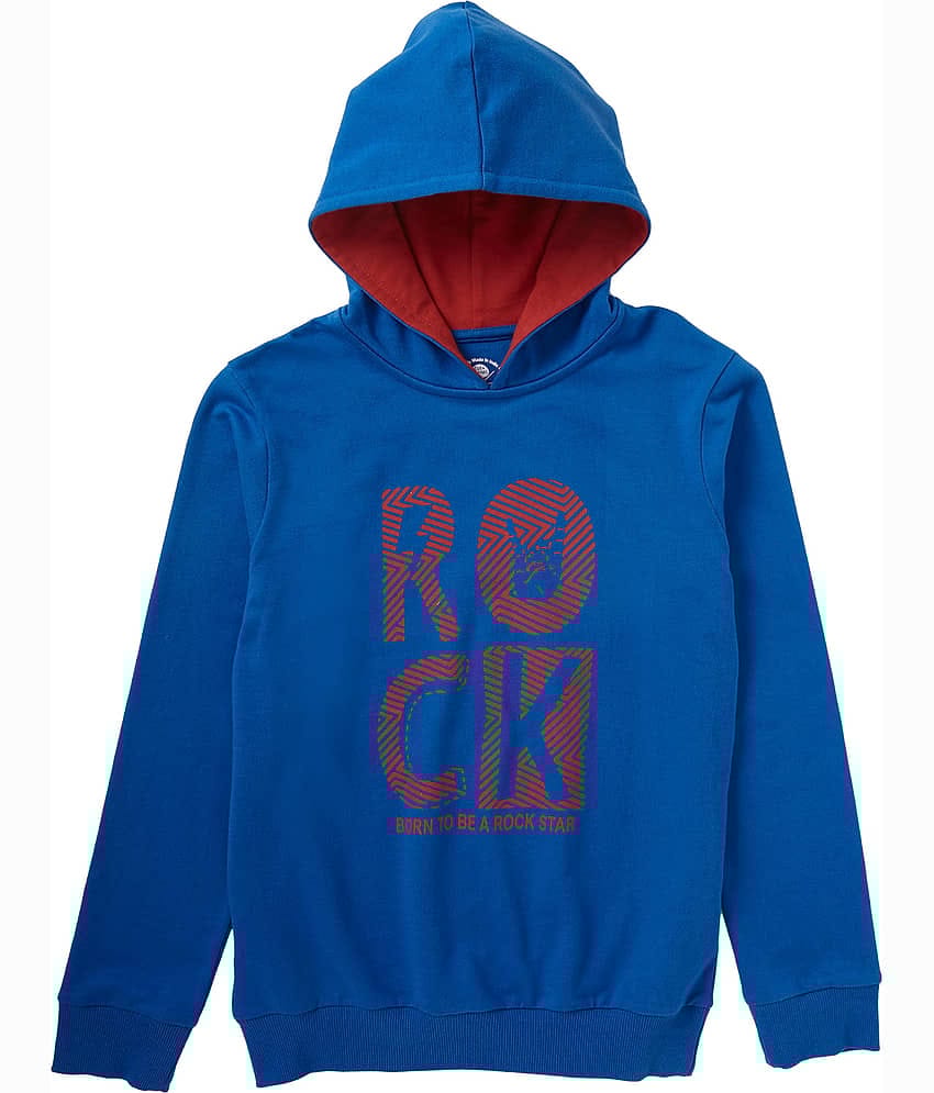 Cub Mcpaws Pack of 1 Boys Cotton Sweatshirt ( Blue )