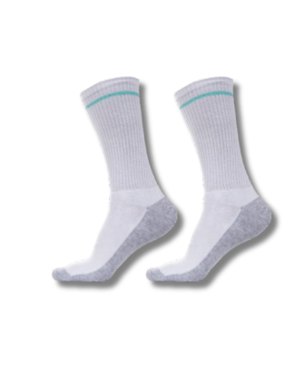 2 Pair Pack of BUNAAYI Long Elastic Towel Socks