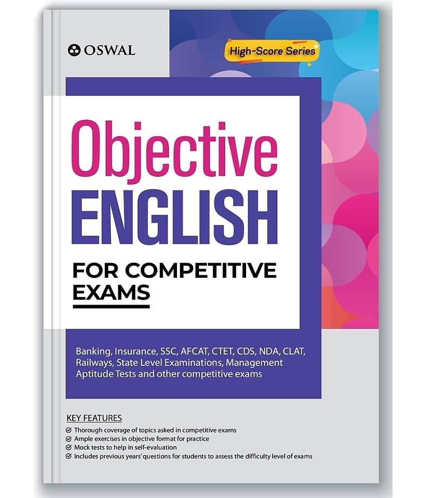 Objective English For Competitive Exams