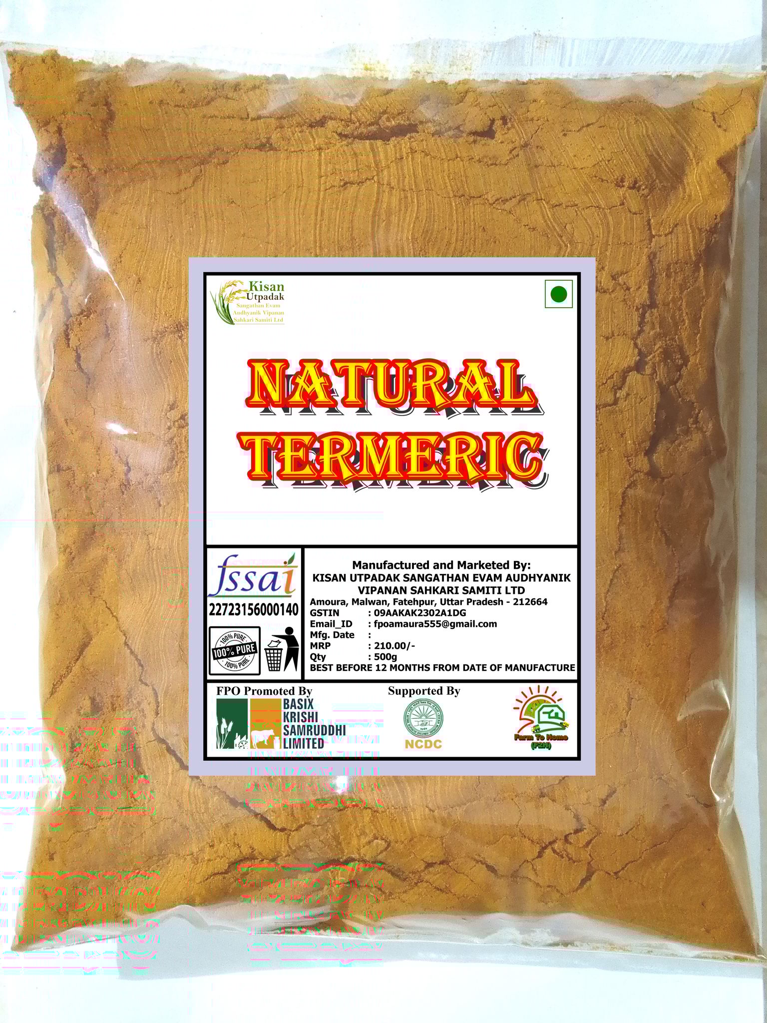Natural Termeric Powder | 500gm