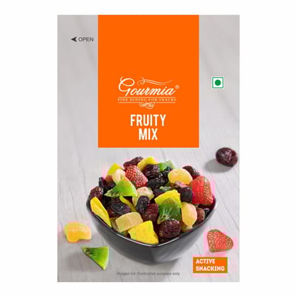 Gourmia Fruity Mix - With Fruits & Berries, 150 gm Pouch