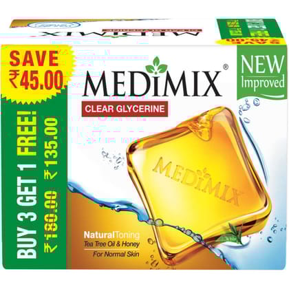 Medimix Clear Glycerine 100g Combi pack - Natural Toniing New