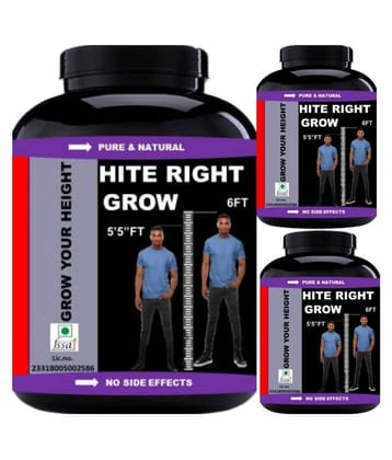VITARA HEALTHCARE hite right grow plain flavor 0.3 kg Powder Pack of 3