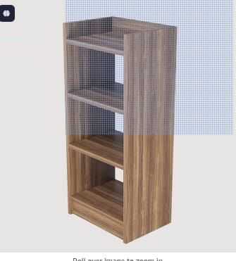 3 Layer Engineered Wood Multipurpose Rack, Open Bookshelf, Storage Organizer Stand