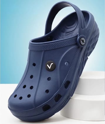 Svaar - Navy Blue Mens Clogs - None