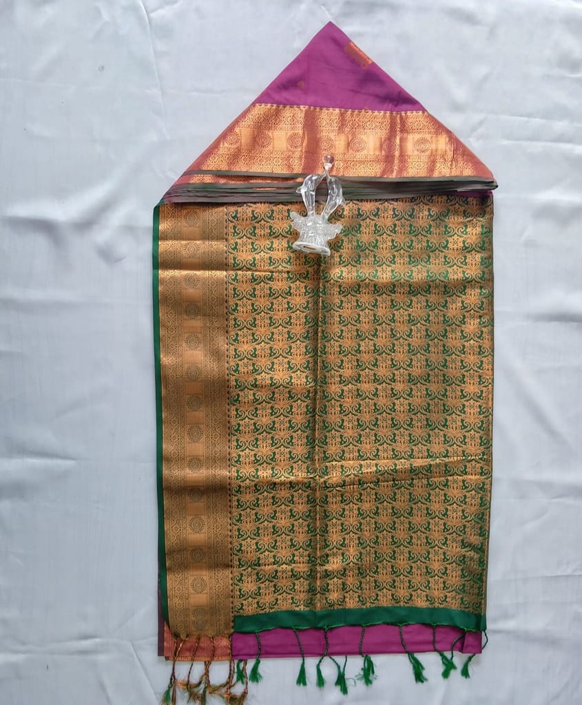 Vastrakala Style Wedding Soft Silk Saree with Blouse