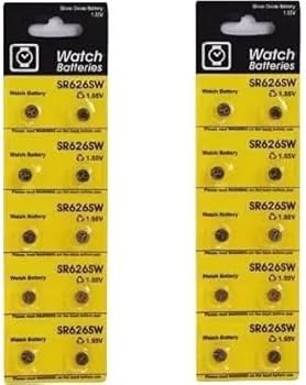 Ostrone- SR626SW Silver Oxide Watch Battery 1.55V (Pack of 10)