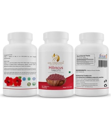 GOLDENACACIA HERRBALS Hibiscus 1000mg 90 Tablets Tablets 1 no.s