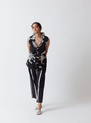 Sher Jacket Set (Black)-XS