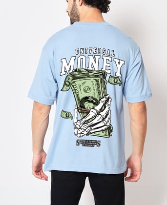 SCOTT FINCHER Men's Money The Most Solid Foundation T-Shirt : AA(ARN)LBLUE_220