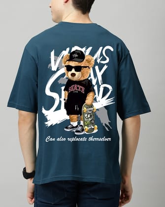 SCOTT FINCHER Men's Vans Skate T-Shirt - Relaxed Fit : AA(ARN)TBLUE_31