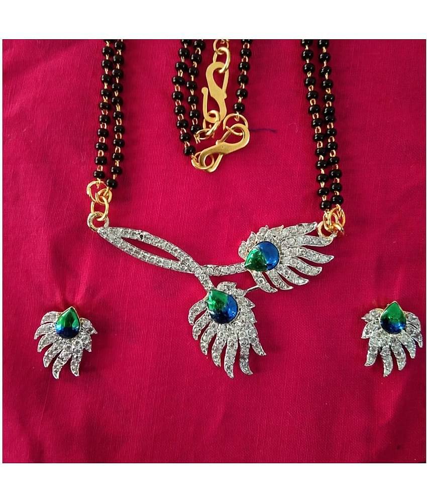 Sunhari Jewels - Golden Mangalsutra Set ( Pack of 1 )