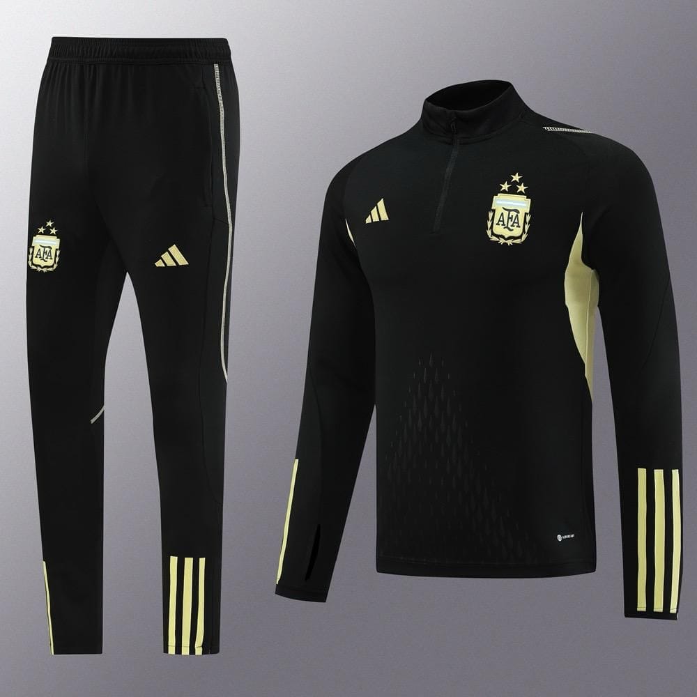 Argentina Black Training Suit 23 24 Season-S