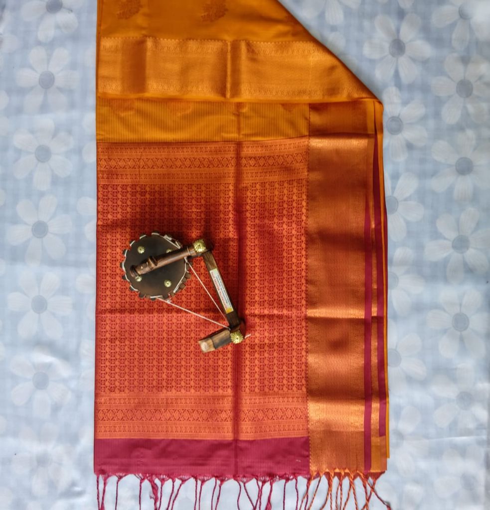 Vastrakala Style Wedding Soft Silk Saree with Blouse