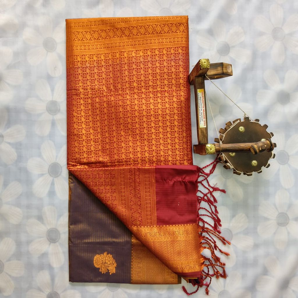 Vastrakala Style Wedding Soft Silk Saree with Blouse