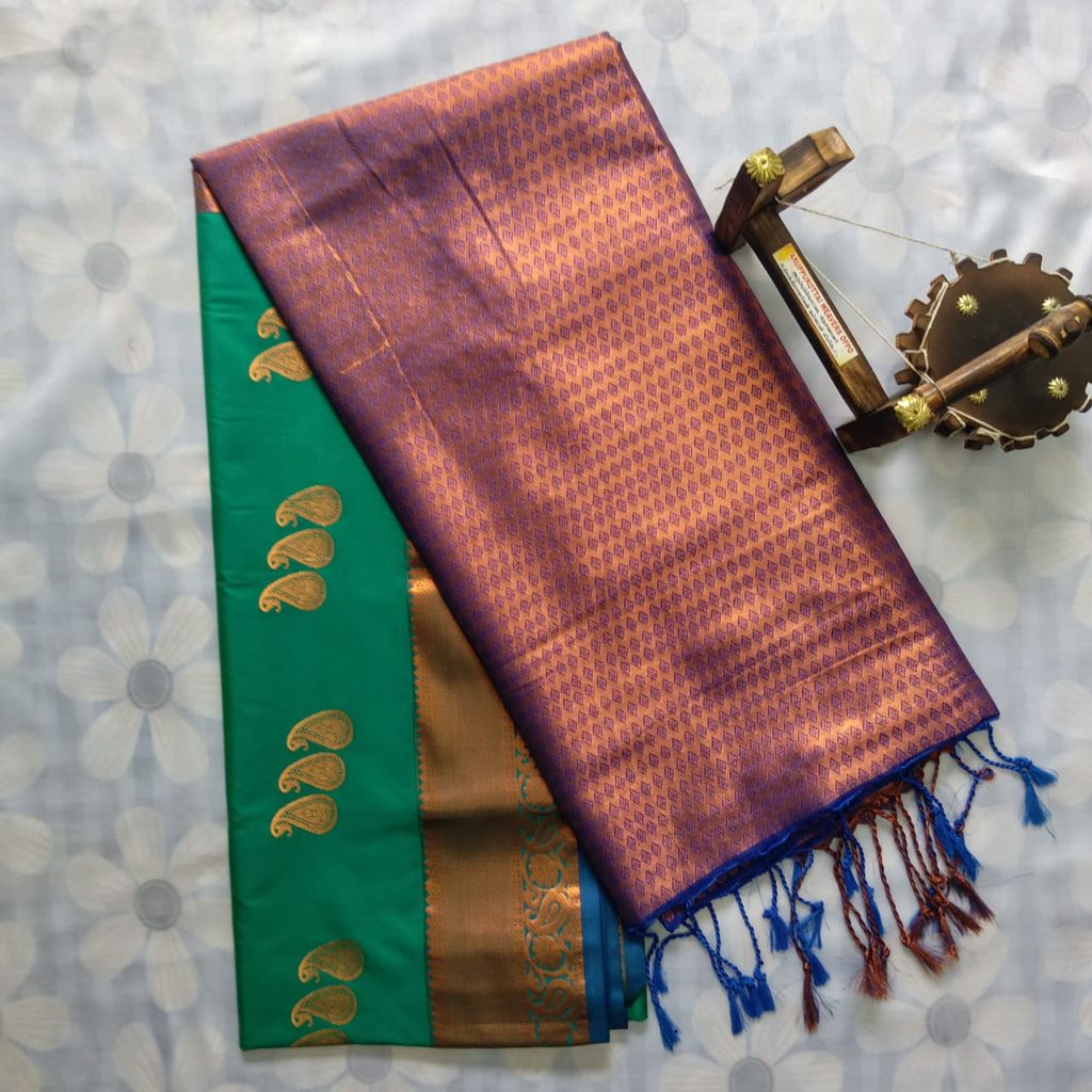 Vastrakala Style Wedding Soft Silk Saree with Blouse