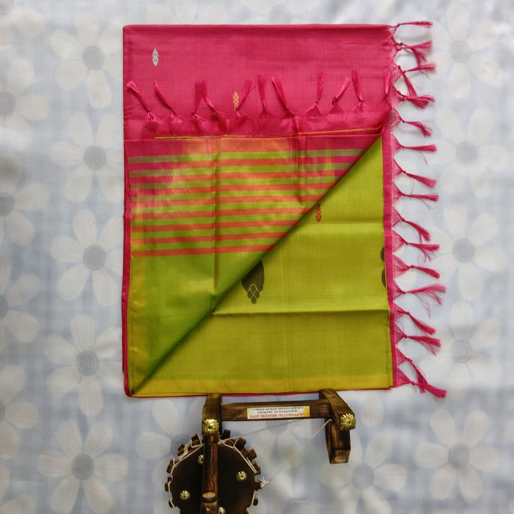 Banana  Fibre silk saree with Blouse