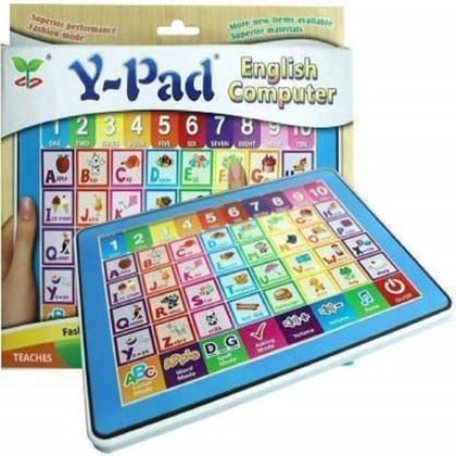 KTRS ENTERPRISE Y pad English Computer Learning Education Machine Multi Function Touch Screen Tablet for Kids (Multi-Color)
