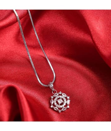 Sunhari Jewels Silver Pendant ( Pack of 1 )