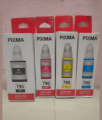 KALAR For Gi-790 G1010 Multicolor Pack of 4 Cartridge for GI 790 Ink Refill for C@non G1010 G2000 G2002 G2012 G2100 G3010 G3012
