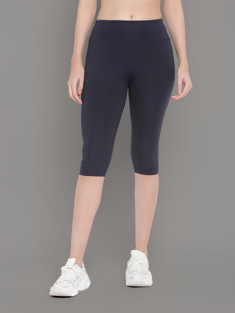 WUGO::Latest Trendy Women Sports Capri |Running Capri |Yoga-Gym Capri |Games and Playing Capri |Workout Capri For Women's & Girls (Imported Lycra 250-GSM)