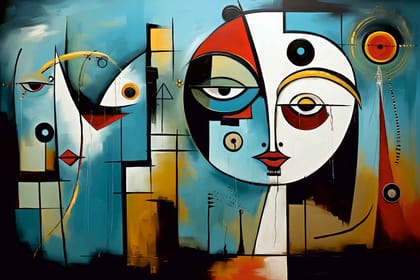 COLOURFUL CANVAS WALLART 24in X 16in WITH BLACK FRAME