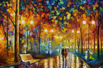 SILHOUETTES FLOWER PLANTS 24in X 16in WITH BLACK FRAME