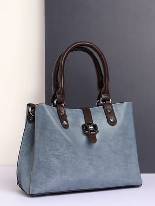 Amanda Blue Handbag-Handheld Bag