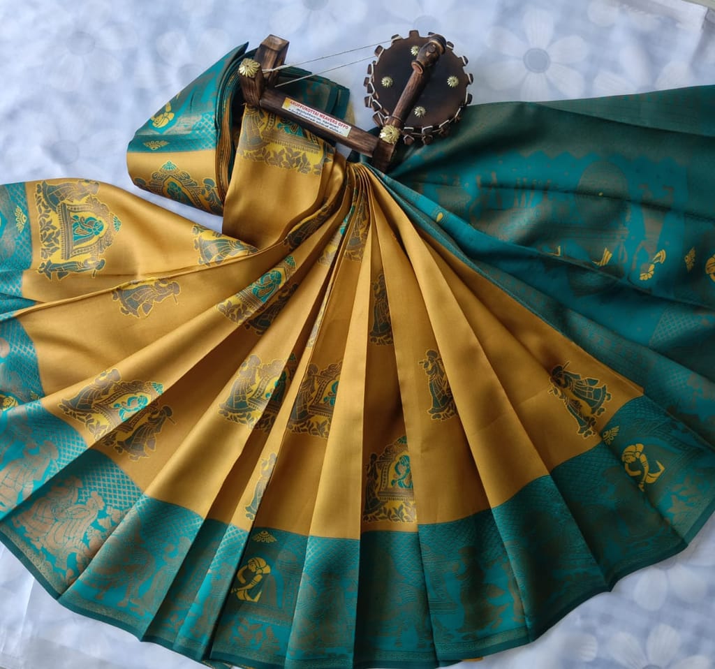 Kubera Silk Cottton Saree with Blouse 