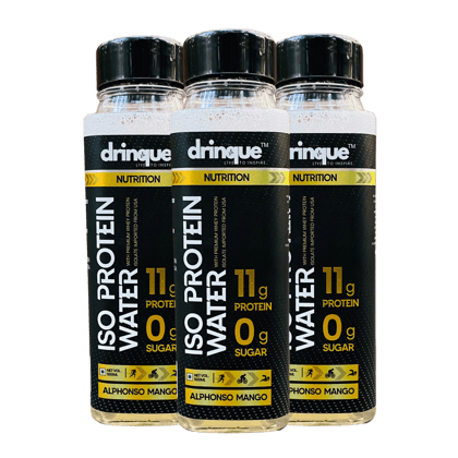 Drinque™ ISO PROTEIN WATER- 11g ISOLATE PROTEIN (Alphonso Mango)
