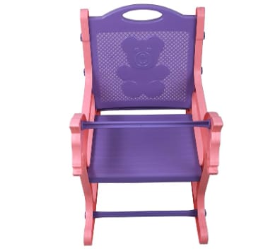 Baby Rocking Chair (B Pink with Purple) - 6 Months to 3 Years - Upto 20 kgs