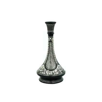 Bidri Shanay Vase Sheet Work Antique (1TMTDCOKA09776)