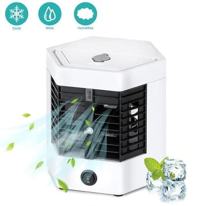 Portable Air Conditioner Small Evaporative Air Cooler Fan for Work Dorm Desk 1 Water Container