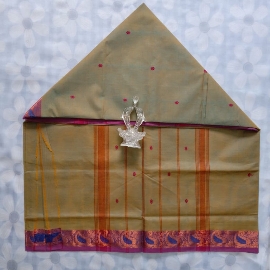 Pure Cotton Saree with Blouse 