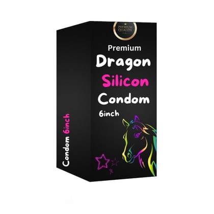 6 inch Jumbo Dragon Silicone Condom