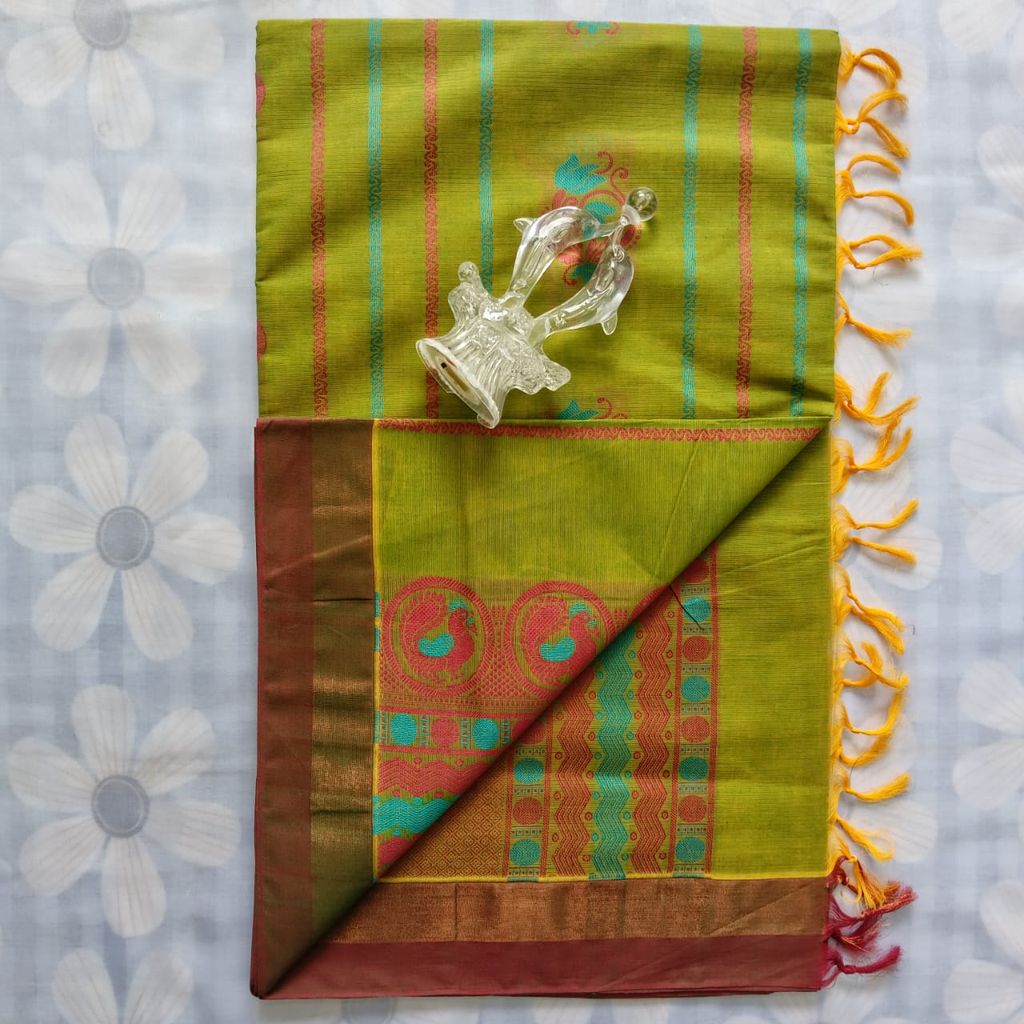 Pure Cotton Saree with Blouse 