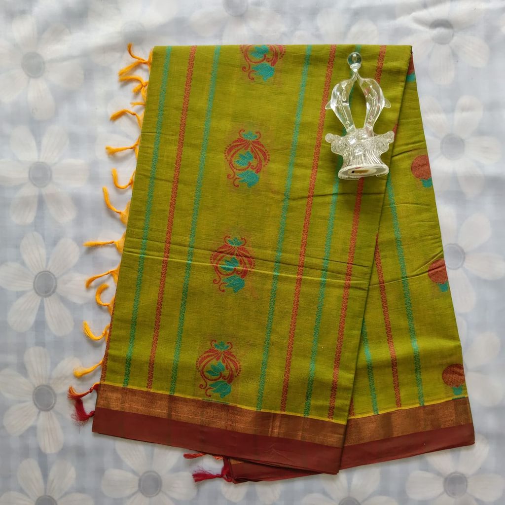 Pure Cotton Saree with Blouse 