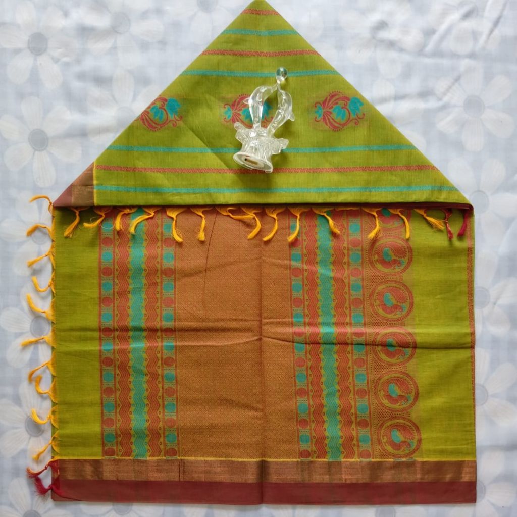 Pure Cotton Saree with Blouse 