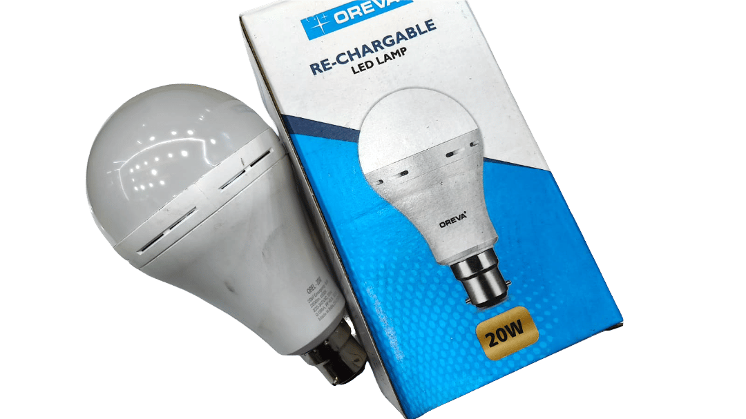 Oreva 20W Rechargeable LED Lamp (1 Year Warranty ) Gift Inside The Box