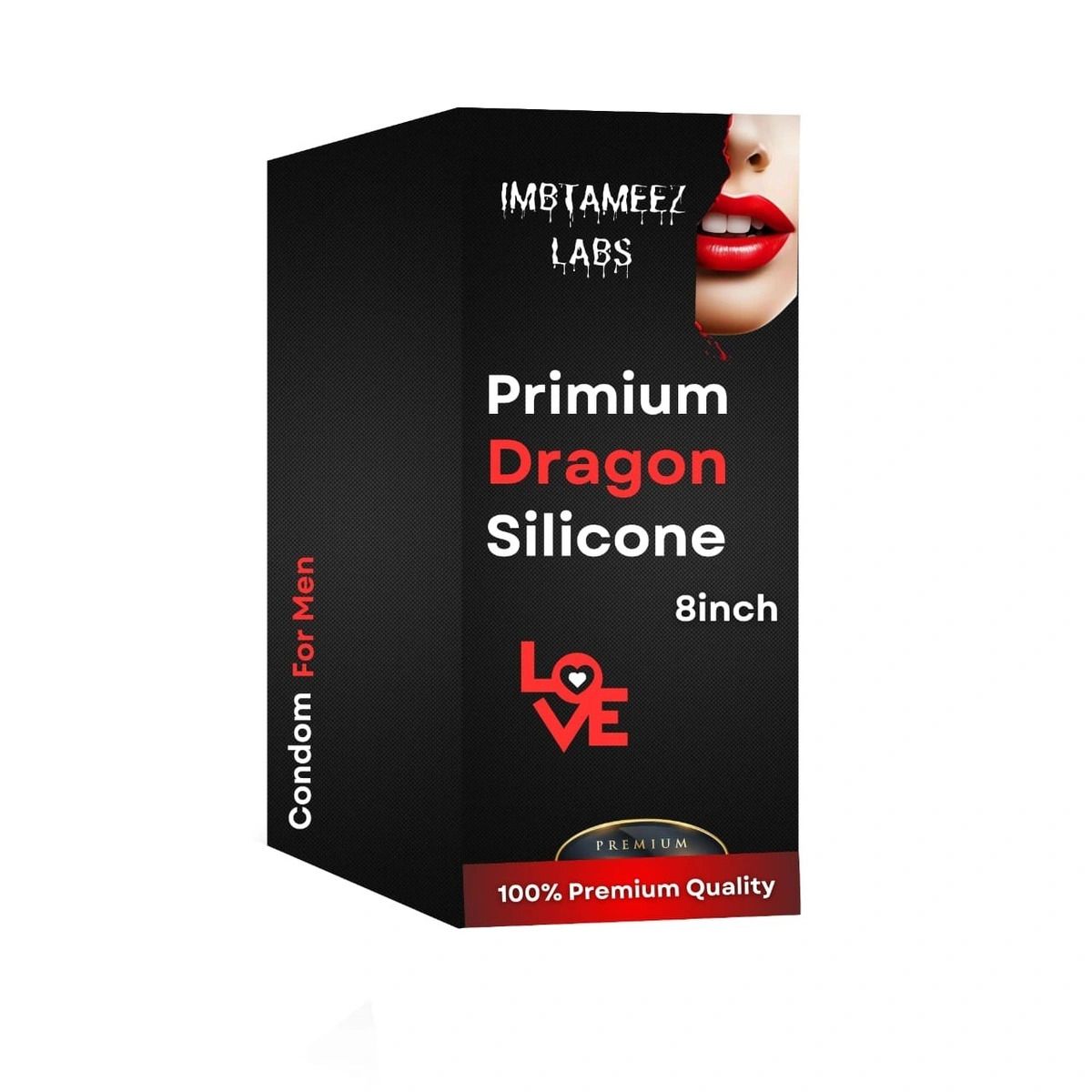 Premium Dragon Silicone Condom – 8 Inch | Reusable, Soft & Comfortable